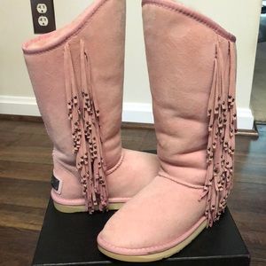 Australian luxe collective boots- fringed.